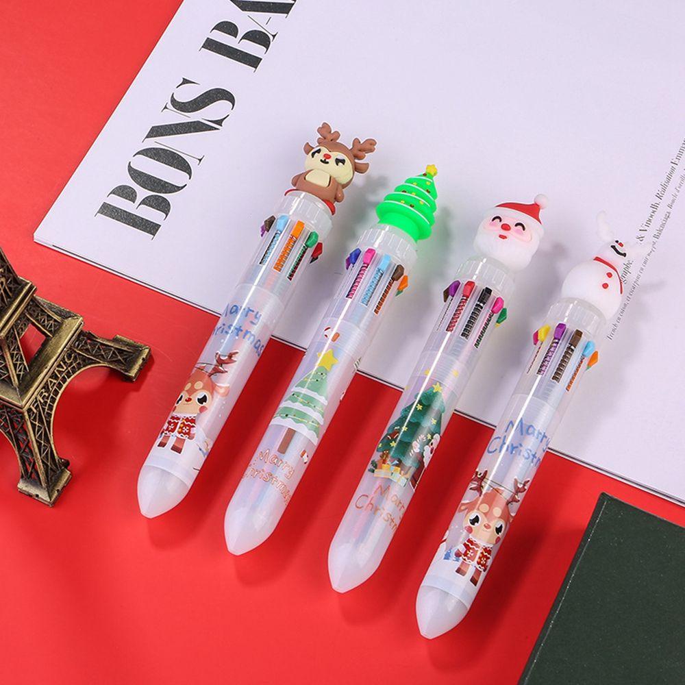 Bút Bi Ngòi 0.5mm Hình Ông Già noel Dễ Thương Trang Trí Giáng Sinh