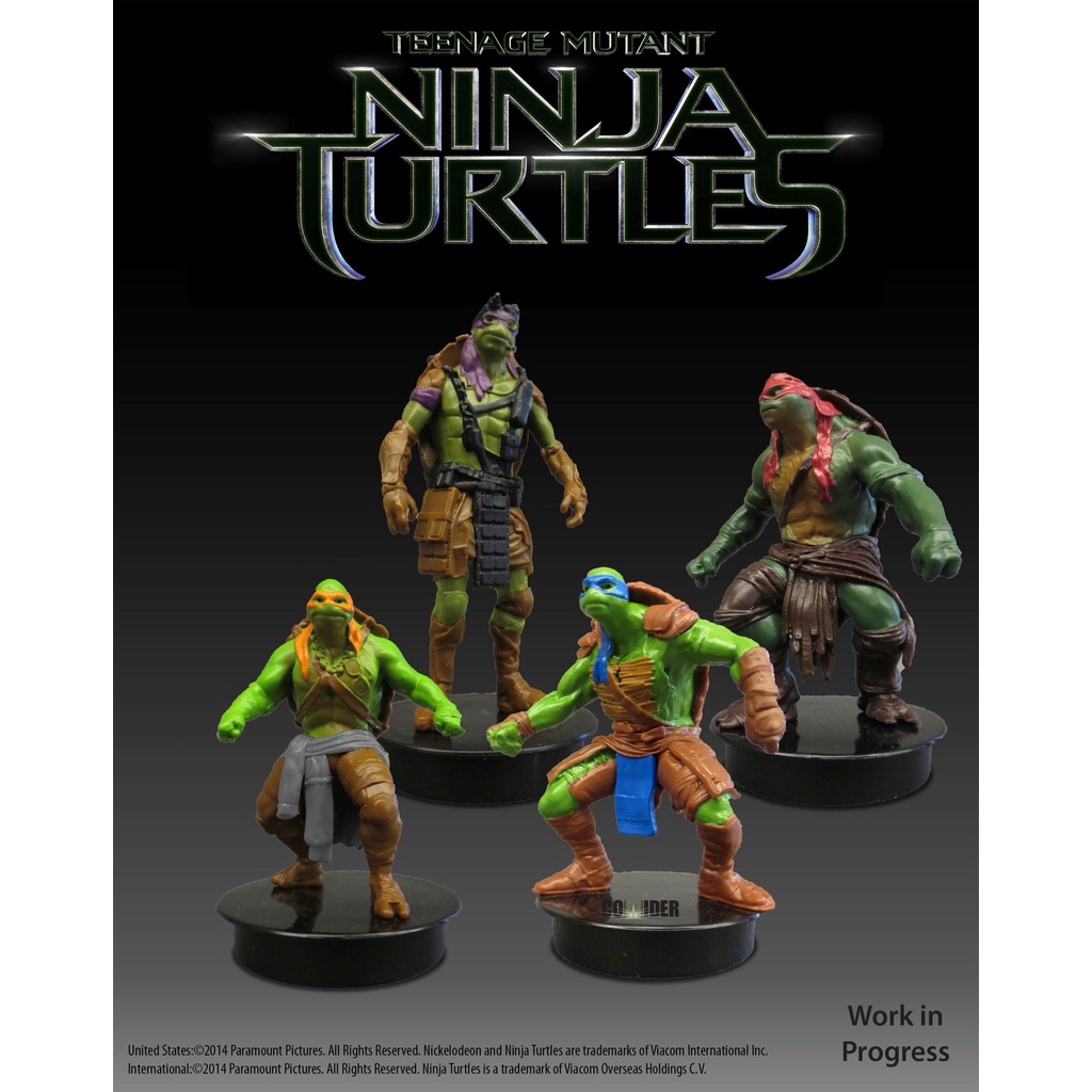 Mô hình Ninja Rùa topper CGV - Teenage Mutant Ninja Turtles topper movie
