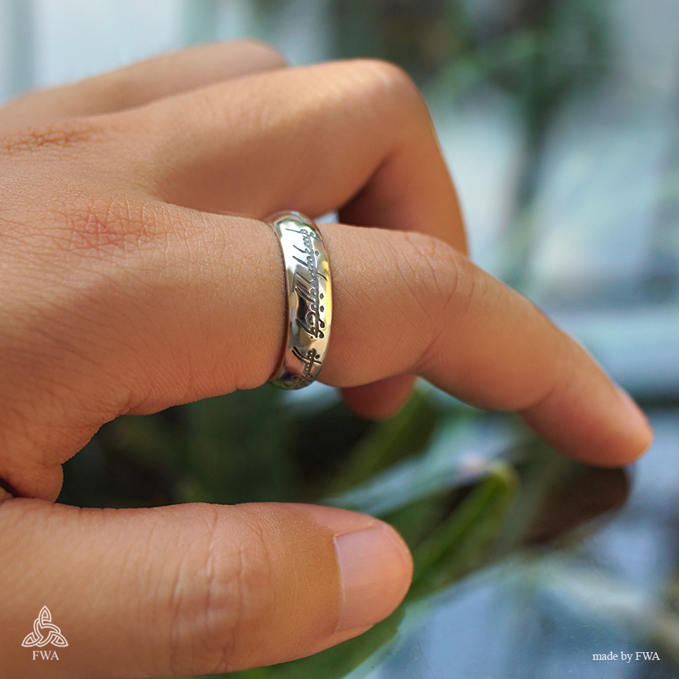 Nhẫn bạc nam nữ FWA One Ring - Chúa tể chiếc Nhẫn