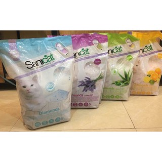 Cát thủy tinh cho mèo Sanicat 5 lít