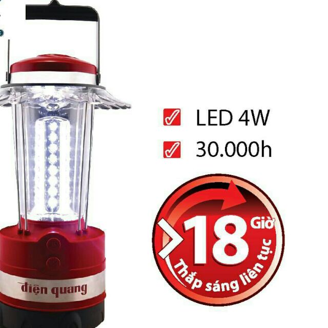 Đèn sạc điện quang Led PRL 02 04765 4w