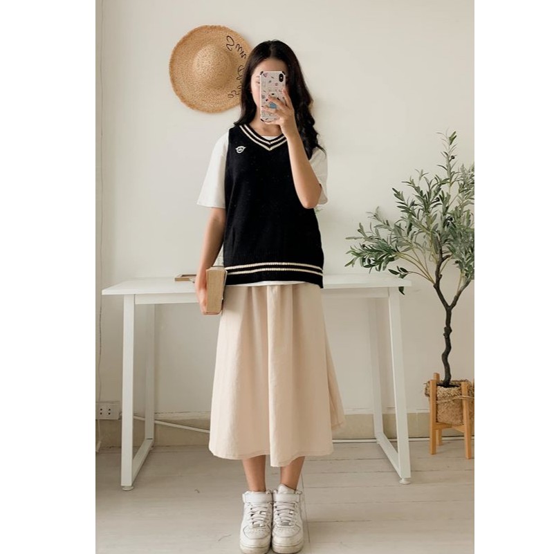 Áo len gile nữ - Áo gile nữ - Xưởng May Hạnh Hồng | BigBuy360 - bigbuy360.vn