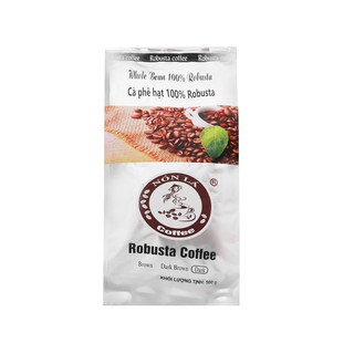 Cà phê nguyên hạt Nón Lá Robusta Dark 500g