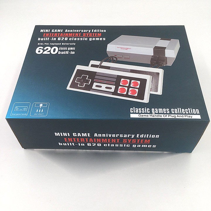 Máy chơi game 4 nút tích hợp 620 trò Nes Cổ Điển