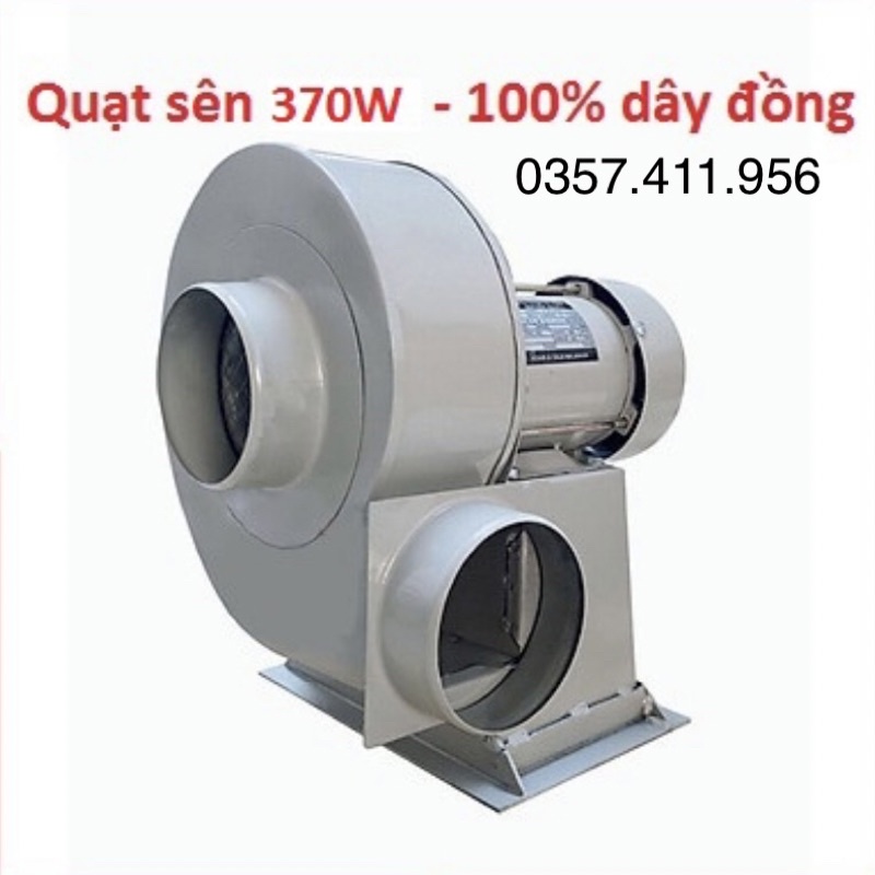 quạt sên quạt hút ly tâm 370w chuyên hút mùi thông gió dây đồng 100%