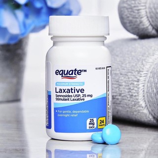 hộp đựng Equate Laxative maximum strength 25mg 24 viên