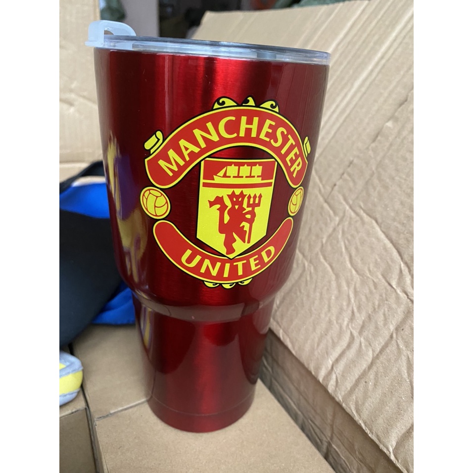 Ly Giữ Nhiệt 900ml  Mẫu Inox Kèm Túi Đựng Và Ống Hút