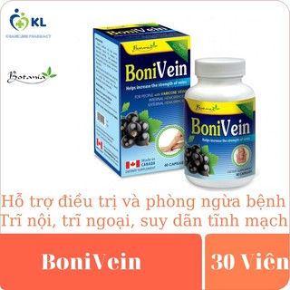 Boni Vein-Hỗ trợ điều trị suy giảm tĩnh mạch, trĩ nội, trĩ ngoại, trĩ hỗn hợp