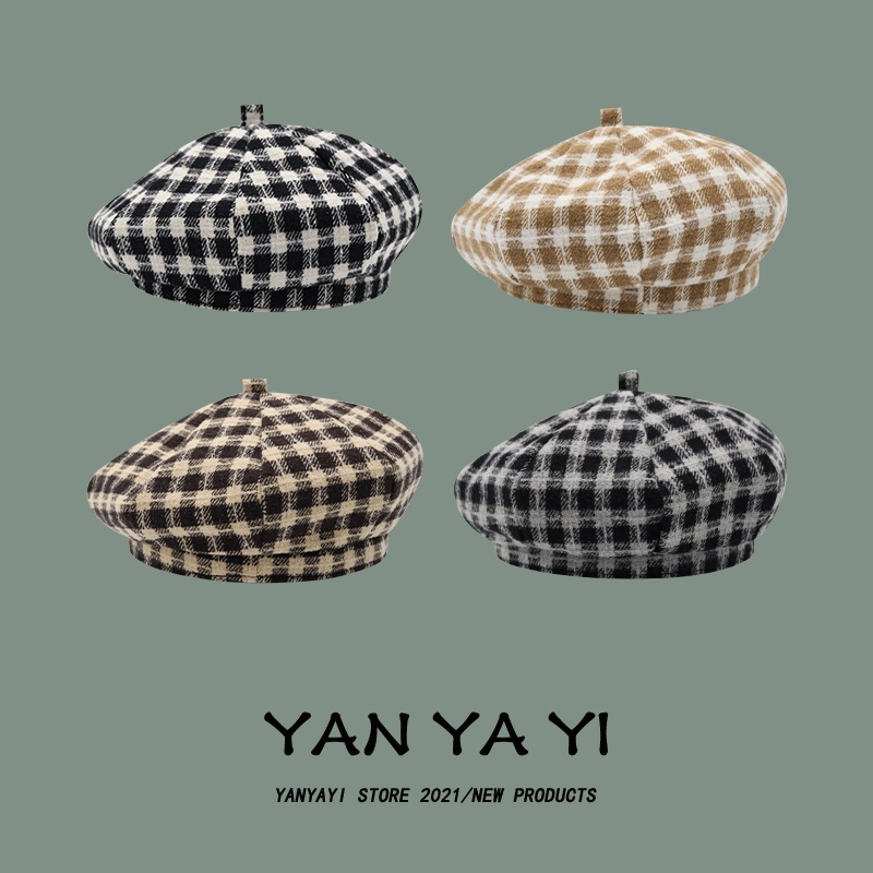 Mũ beret phong cách họa sĩ thời trang thu đông dành cho nữ