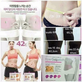 Miếng dán tan mỡ bụng