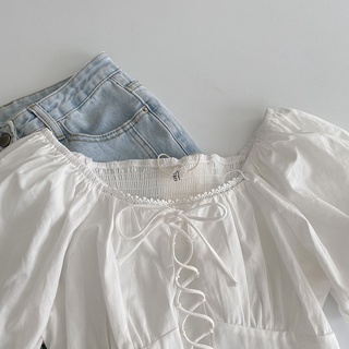 ÁO KIỂU CROPTOP TAY PHỒNG