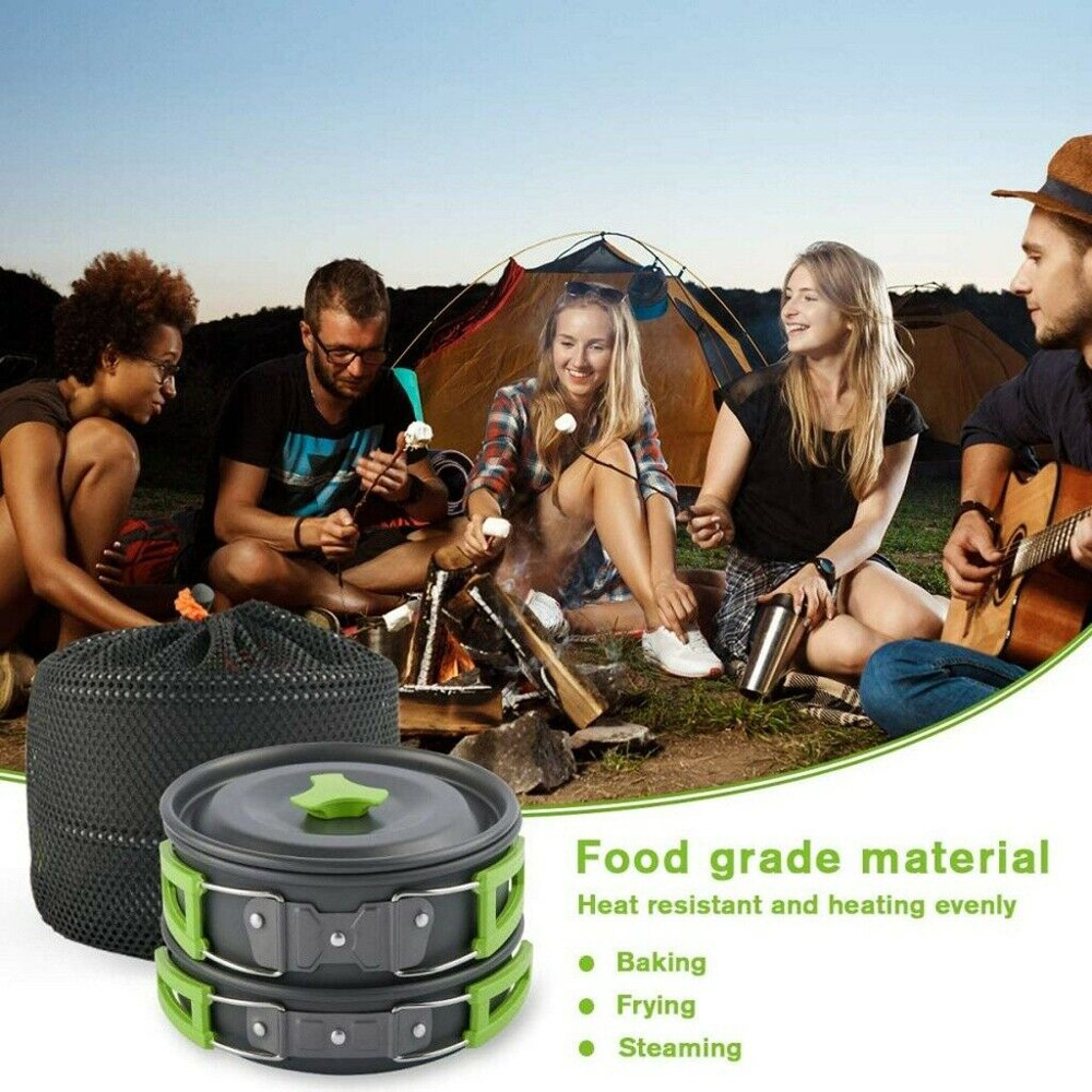 Bộ Dụng Cụ Nấu Ăn 15 Món Tiện Dụng Khi Đi Dã Ngoại