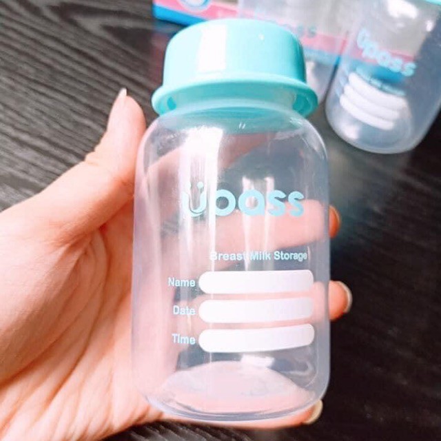 Bình trữ sữa upass.(Bộ 3 bình 125ml)