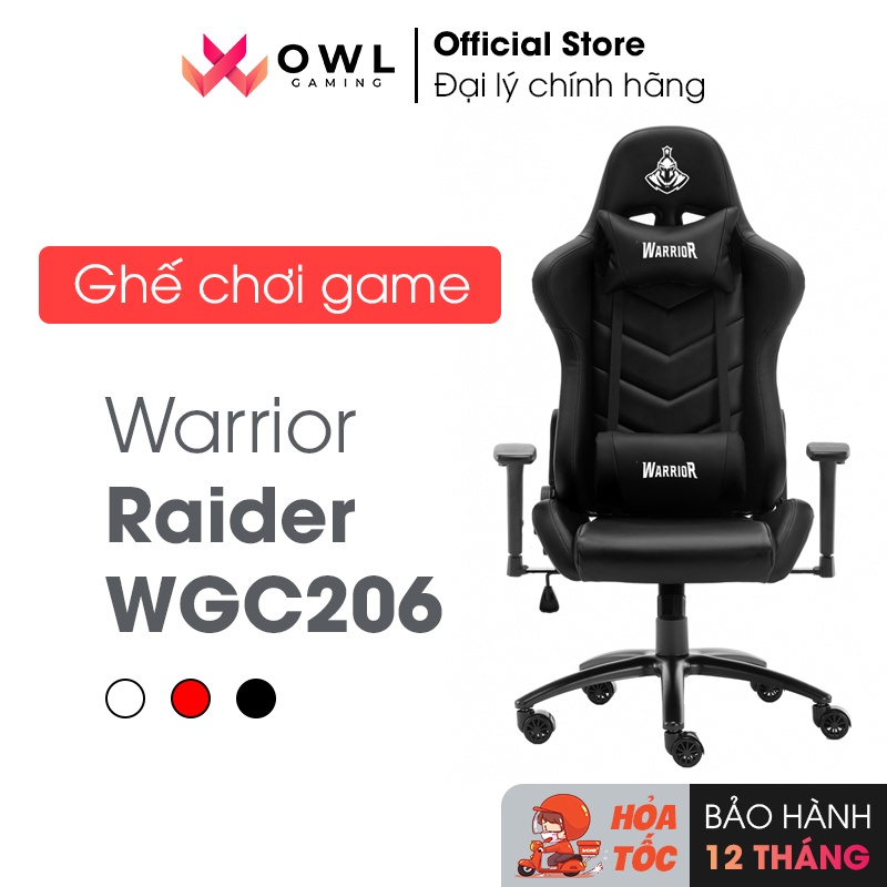 Ghế gaming Warrior Raider Series WGC206 (Hàng chính hãng)