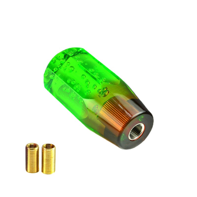 Tay nắm cần số xe hơi pha lê trong suốt có đèn Led 10cm/15cm
