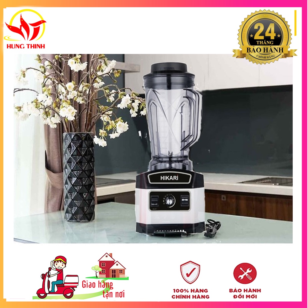 [SALE] Bảo hành 24 tháng Máy xay sinh tố công nghiệp công suất lớn Hikari Nhật Bản 2500W, loại tốt nhất, xay được cả đá