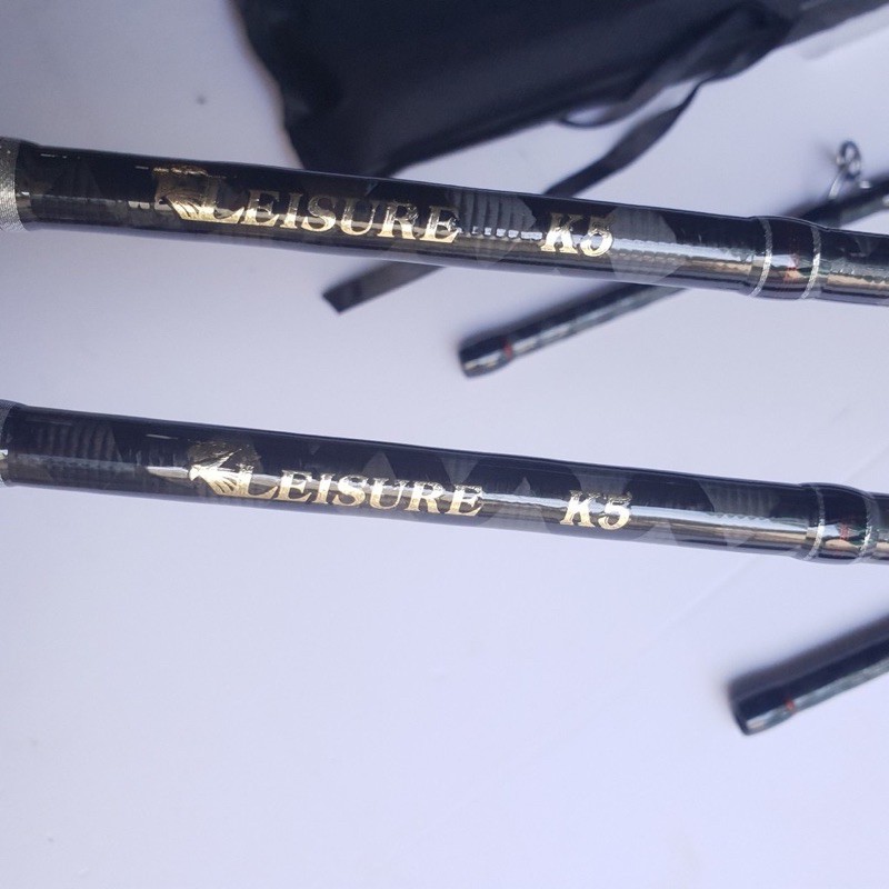 cần câu Lure Noeby Leisure K5 cacbon xoắn X toàn thân chính hãng