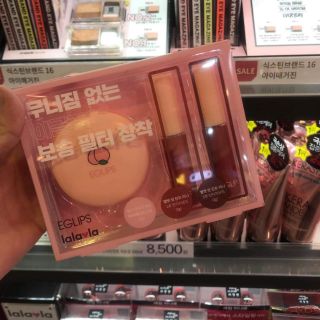  Set Phấn Phủ Eglips + 2 Son Mini8 