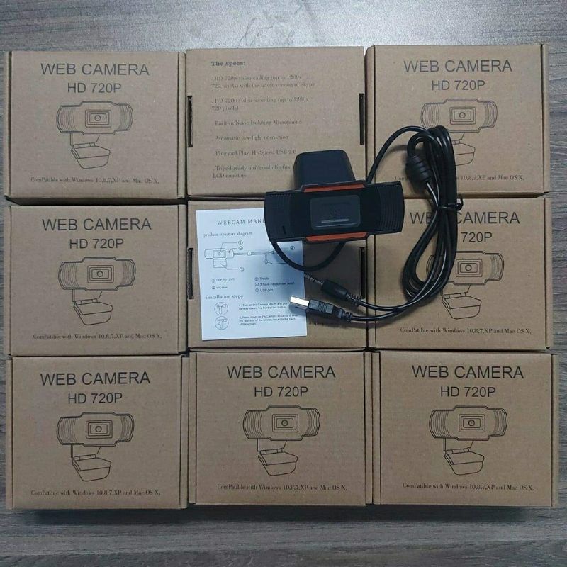 Webcam Máy Tính, Camera Có Mic 720p&lt;br&gt;