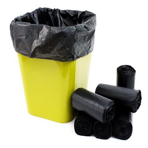 Túi rác nilon không lõi loại 1 kg 3 cuộn, bịch nilon chứa rác gia đình loại dày, nhiều size nhiều màu