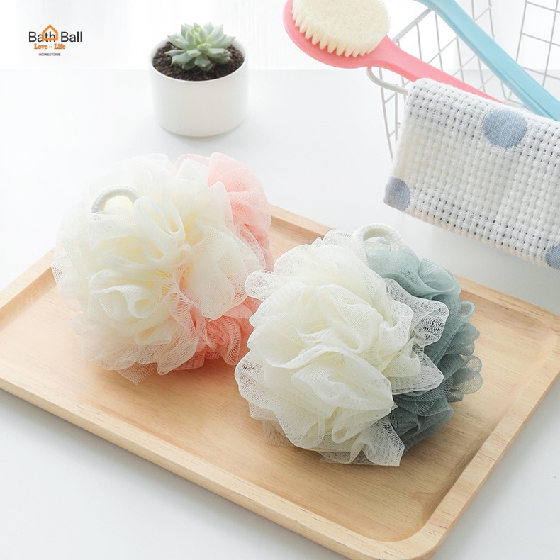 Bông tắm tạo bọt cho cơ thể giao màu ngẫu nhiên