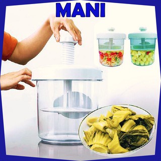 Hộp Nhựa Muối Dưa Cà 5L Việt Nhật  có sẵn vỉ nén - Hũ muối dưa cà