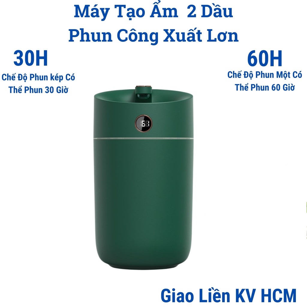 Máy Phun Sương Khuếch Tán Tinh Dầu Tạo Độ Ẩm Lọc Không Khí X12 3000ML Đầu Phun Kép Thơm Phòng Thư Giãn