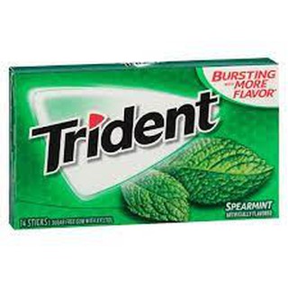 (Ship hỏa tốc) Kẹo cao su Trident Mỹ vỉ 14 stick