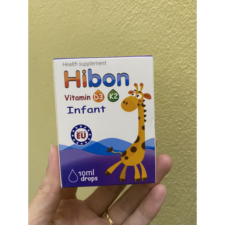 Vitamin D3K2 HIBON bổ sung D3 cho trẻ, tăng hấp thu canxi - nhập khẩu chính hãng