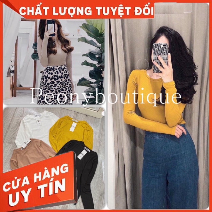 🌸 Phông dáng ôm trơn màu Đen | Trắng | Vàng | Nâu ulzzang sexy SIÊU HOT 🌸 - H