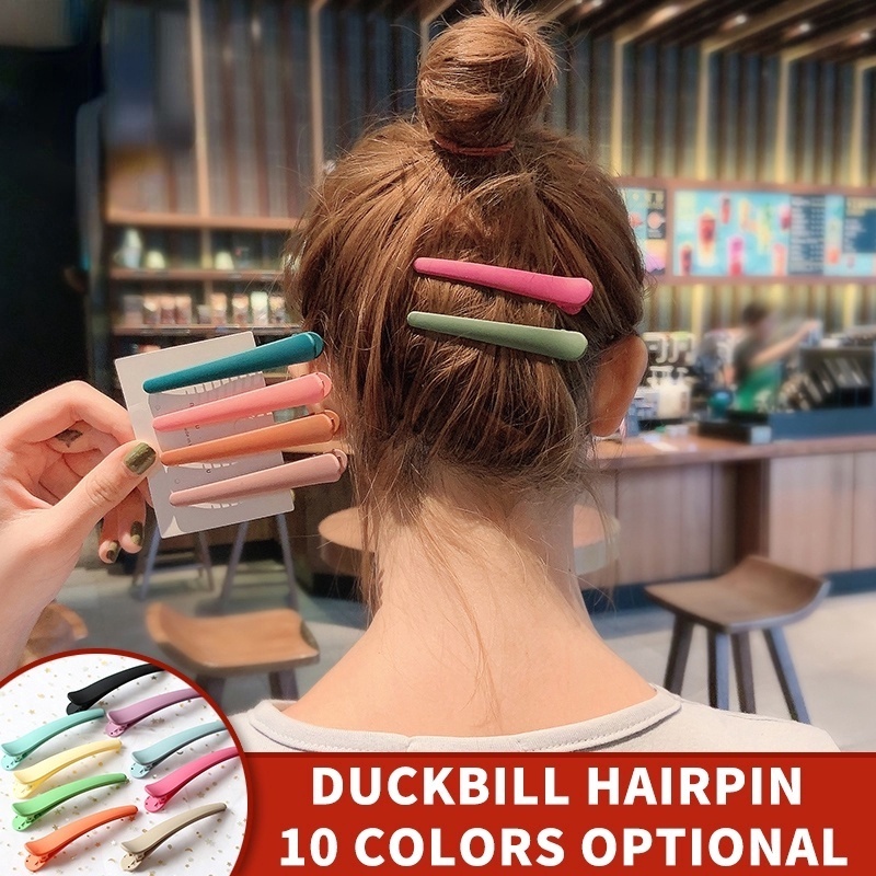 1 Kẹp Tóc Hình Mỏ Vịt Nhiều Màu Sắc Bằng Acrylic Gợi Cảm Dành Cho Bạn Nữ
