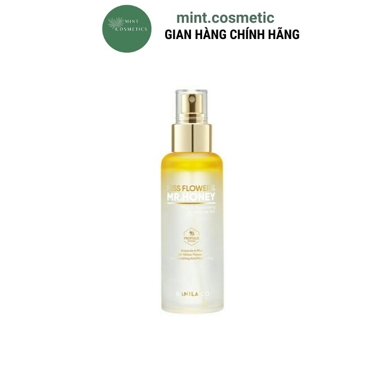 Xịt khoáng Dưỡng Da tinh chất mật ong BANILA CO MISS FLOWER &amp; MR.HONEY AMPOULE MIST 99ml