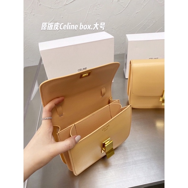 Túi xách ce.line khoá bấm chất da thật hàng ordee