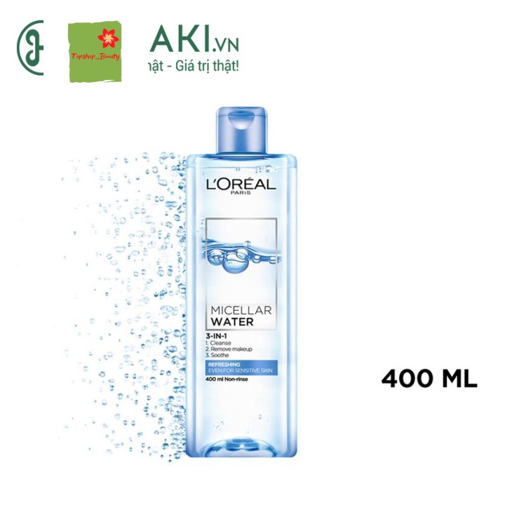 Nước Tẩy Trang L'oreal Refreshing Dành Cho Da Dầu, Da