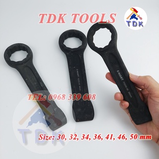 Cờ lê vòng đóng 30 đến 50 mm C-Mart F0056, tròng đóng mở ốc theo chuẩn DIN7444