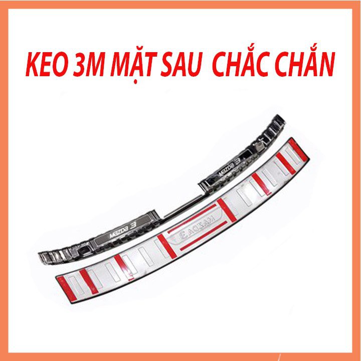 Bộ ốp bậc cửa Mitsubishi Attrage mạ titan ốp bậc bước chân chống trầy xước, chống trơn trượt bảo vệ bậc lên xuống ô tô