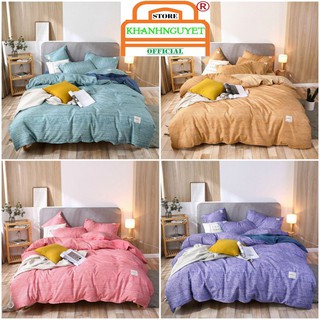 [Thanh lý] Bộ chăn ga cotton Tici Xước - Cotton hoạt tính nhập khẩu loại dày