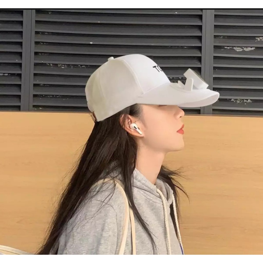 Mũ Kiêm Quạt Làm Mát Có Pin Năng Lượng Mặt Trời