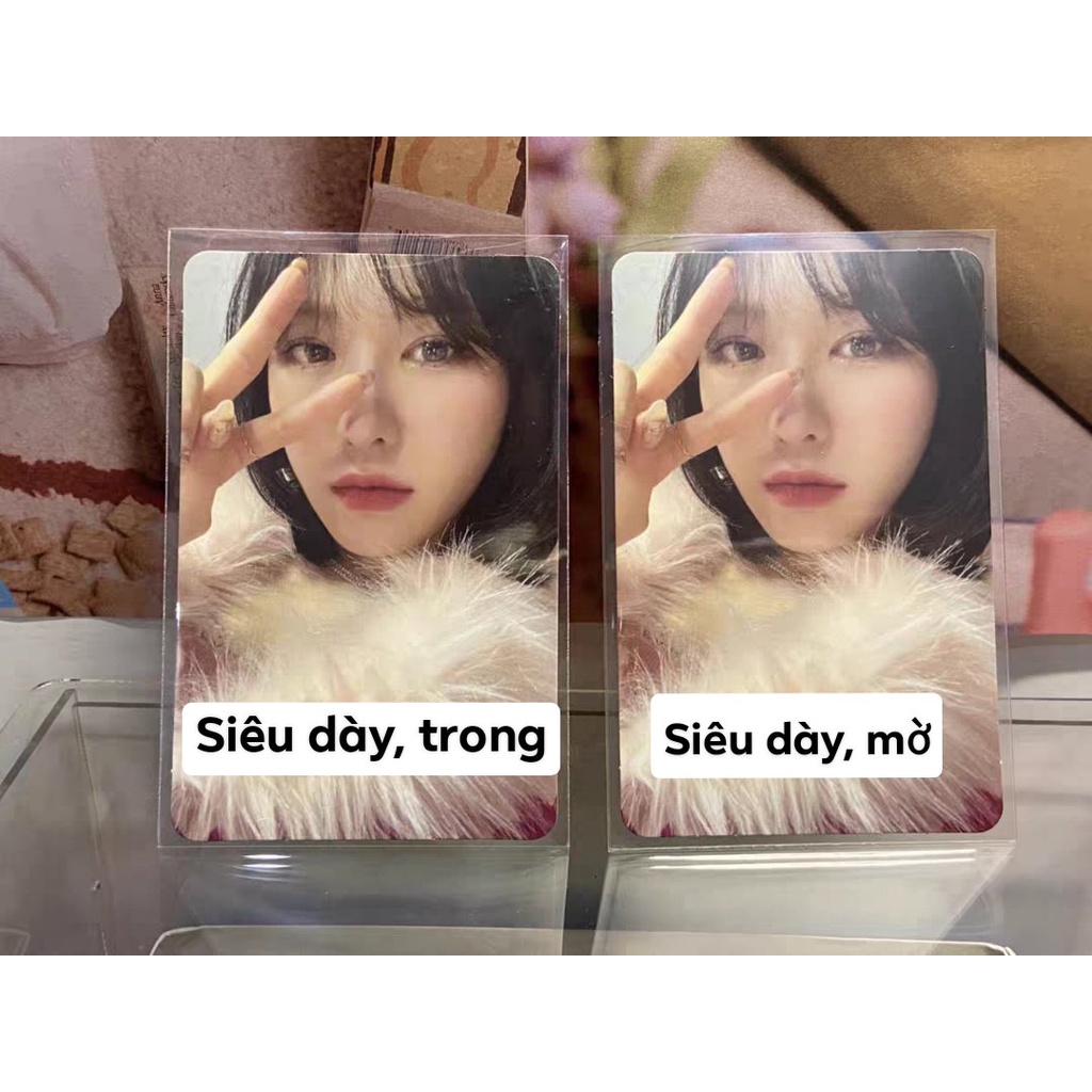 SLEEVE MEET, BỌC ẢNH DÀY 58*89, SIÊU DÀY 58*88, DOUBLE, TRIPLE CARD BO GÓC