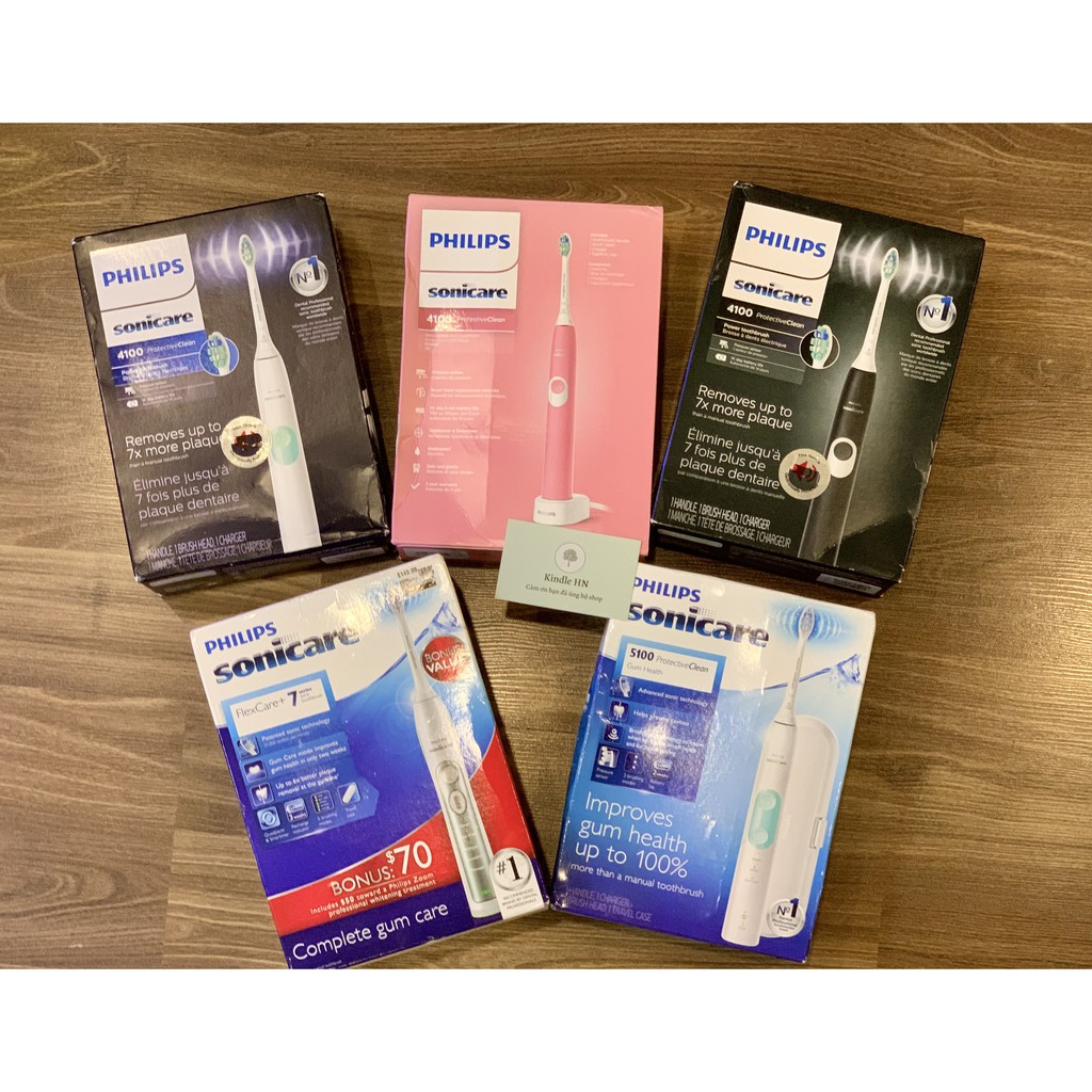Bàn chải điện Philips Sonicare 4100, 5100, Flexcare+, For Kids chất lượng đến từ USA