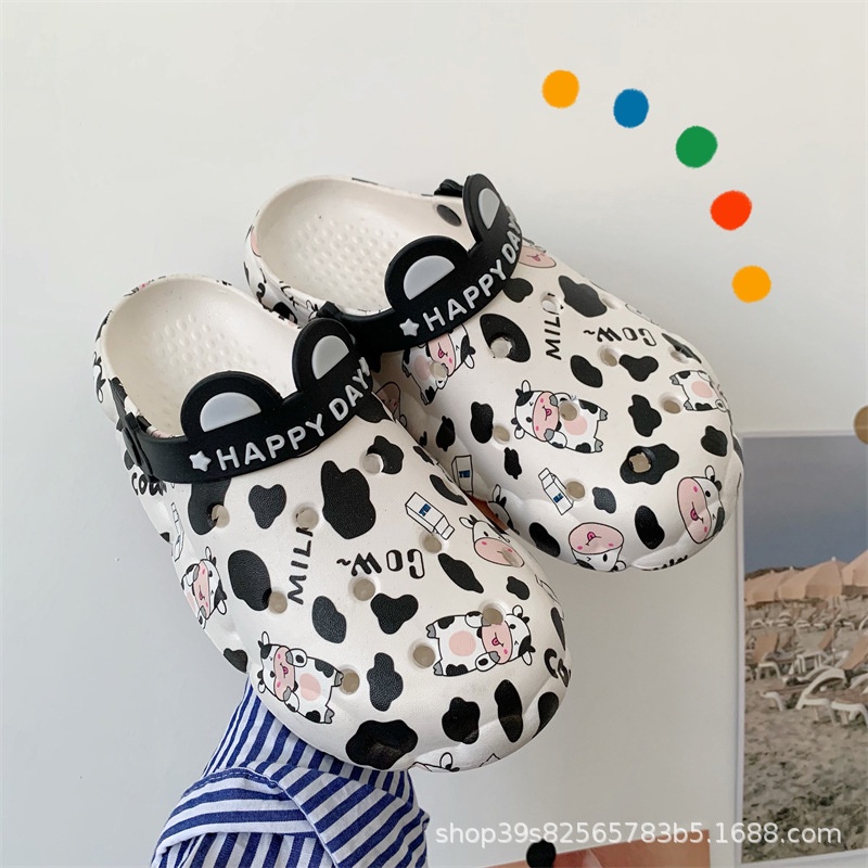 Dép Bít Mũi Chống Trượt Thời Trang Mùa Hè Dễ Thương Cho Nữ