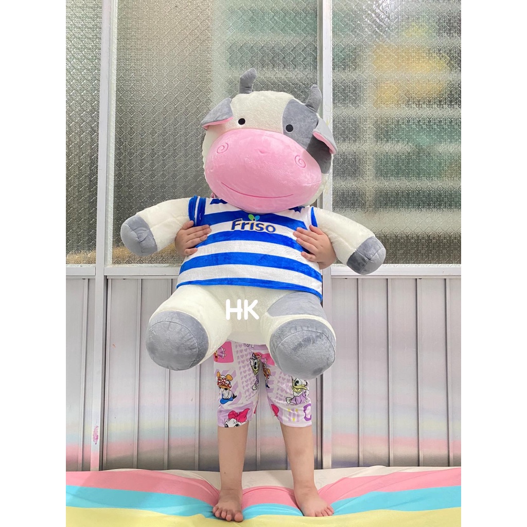 Thú nhồi bông bò sữa khổng lồ hkm FRISO 75CM