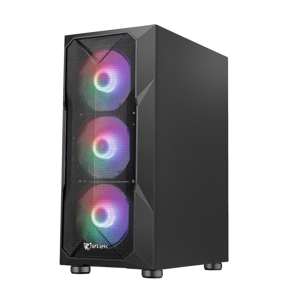 Vỏ case JETEK R1 (TẶNG KÈM 3 FAN RGB)