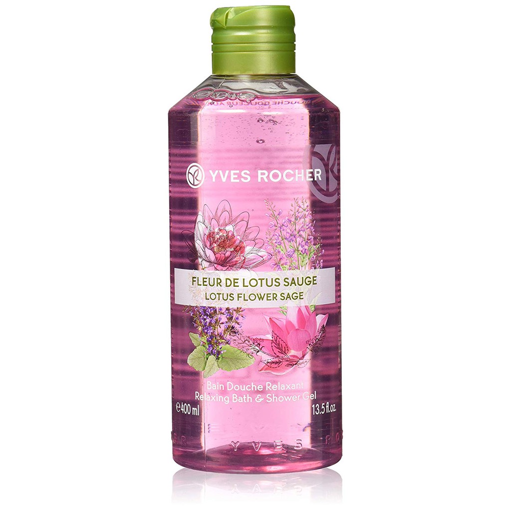 Sữa tắm dưỡng ẩm Yves Rocher hương Lavender 400ml  - Pháp