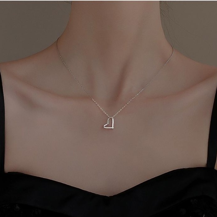 Dây tim bạc đính đá cao cấp🌼YN JEWELRY