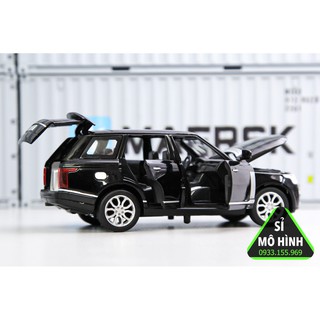 Mô hình xe SUV Range Rover mở hết cửa 1:32 Đen