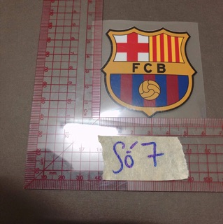 Sticker ủi, hình ủi, patch ủi logo bóng đá (phụ kiện may vá, trang trí quần áo may mặc, Handmade,DIY)