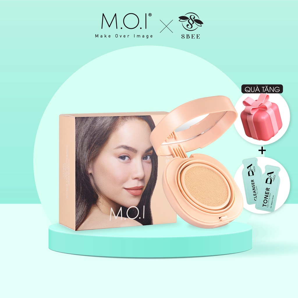 Phấn nước HỒ NGỌC HÀ - M.O.I Cosmetics - Chống nắng, che khuyết điểm, kiềm dầu