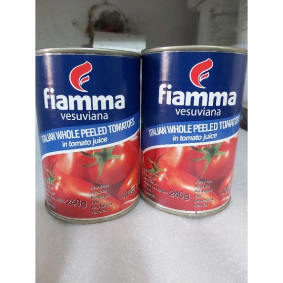 Cà chua Ý nguyên trái lột vỏ 400g Fiamma