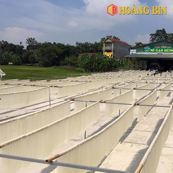 Bún khô Phú Thọ, Mì gạo khô sợi dai nhỏ trắng và nấu không bị nát sản xuất tại làng nghề bún gạo khô truyền thống